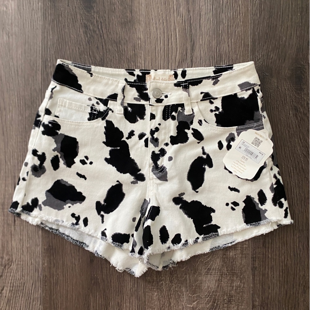 NWT Alter'd State cow print shorts